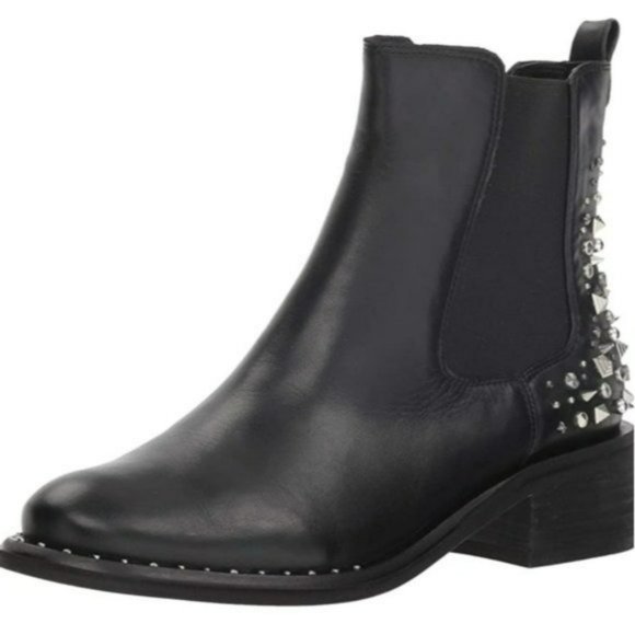 Sam Edelman Black Dover Embellished Chelsea Bootie Black -8.5 - Picture 2 of 11